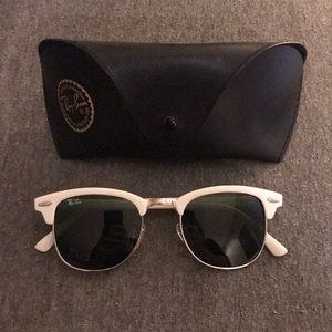 White Ray-Ban Sunglasses